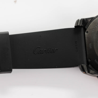 Cartier ADLC Stainless Steel 18K Pink Gold Rubber 42mm Calibre de Cartier Diver Automatic Watch Black 8 of 8