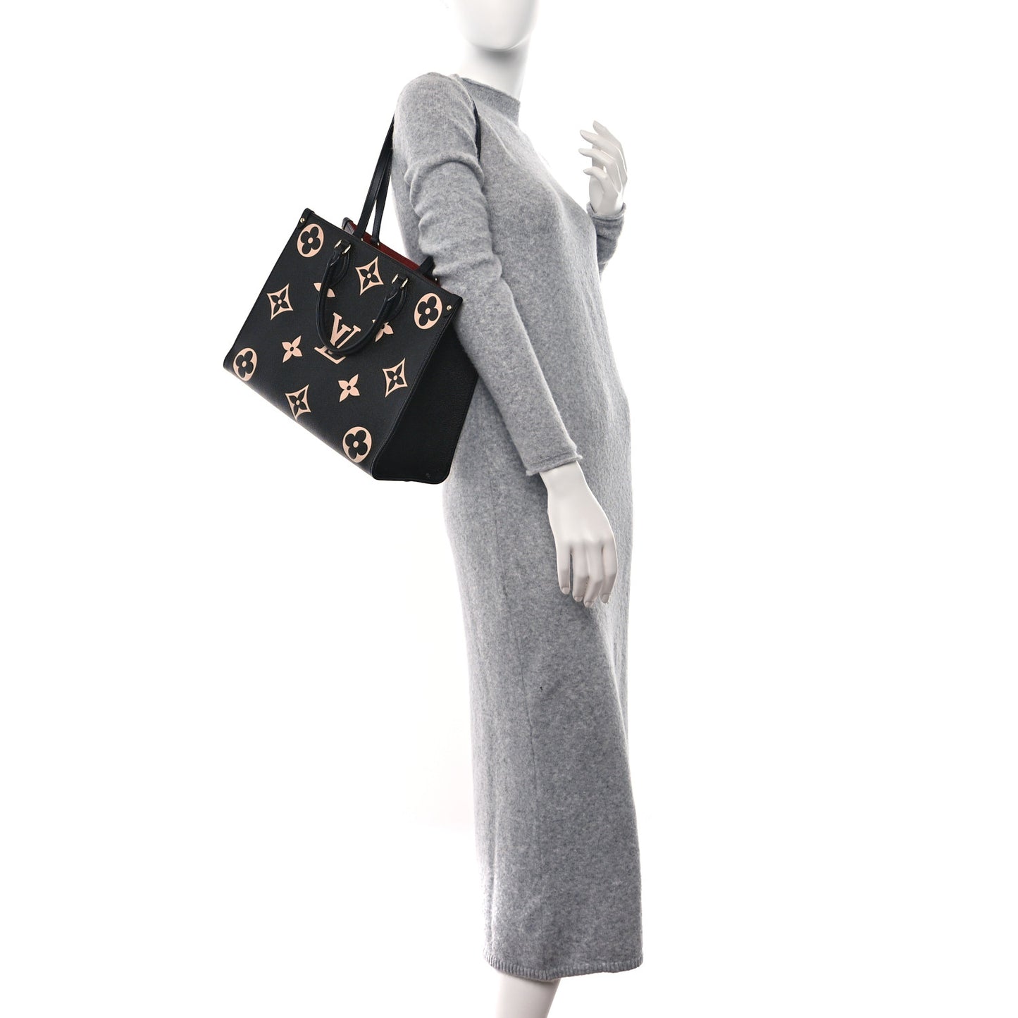 Empreinte Monogram Giant Onthego MM Black Beige