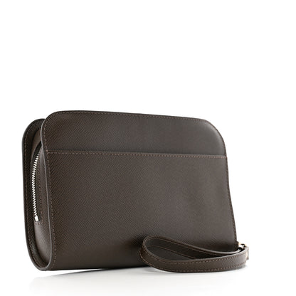 Louis Vuitton Taiga Baikal Pochette Grizzli 3 of 8