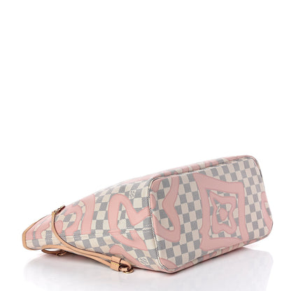 Louis Vuitton Damier Azur Tahitienne Neverfull MM 4 of 9