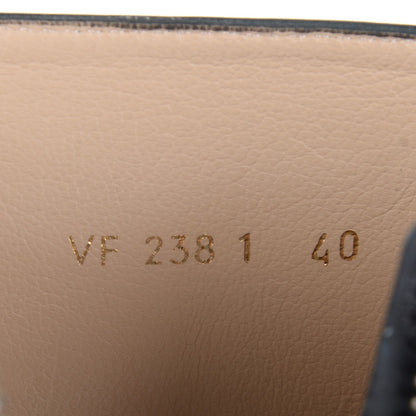 Valentino Garavani Soft Nappa Ascot Ribbon Lace-Up Riding Boots 40 Black 7 of 8