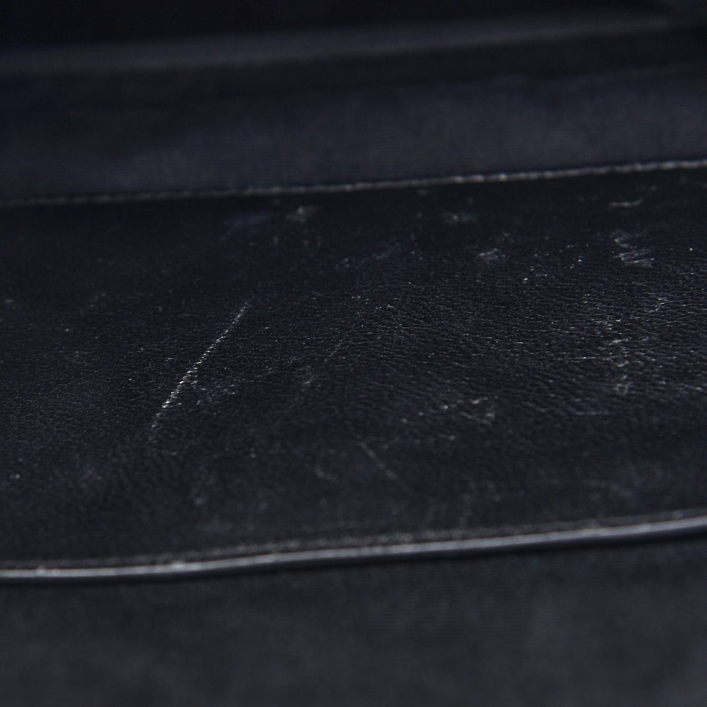 Crinkled Calfskin Matelasse Monogram Large Niki Chain Satchel Deep Marine
