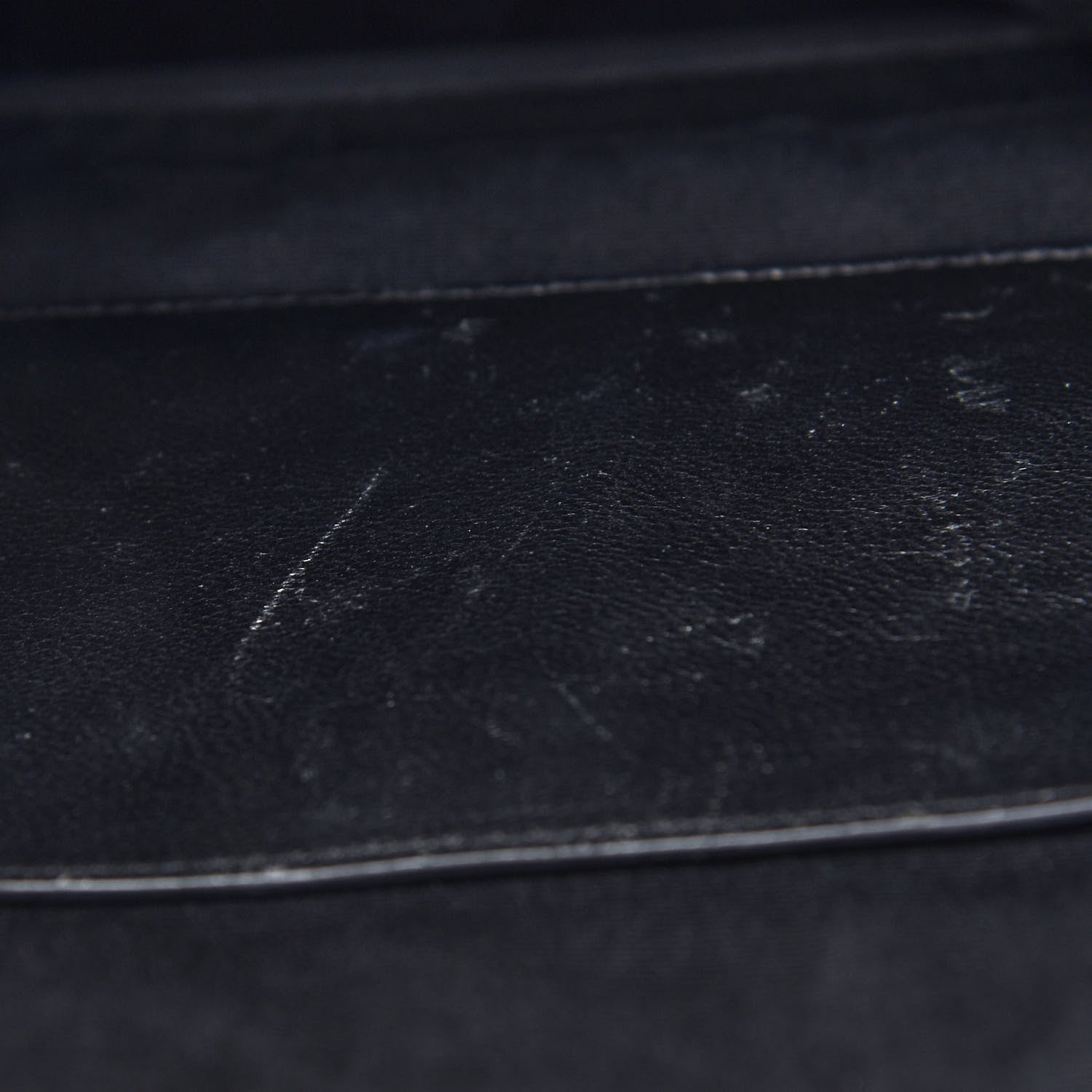 Saint Laurent Crinkled Calfskin Matelasse Monogram Large Niki Chain Satchel Deep Marine 11 of 14