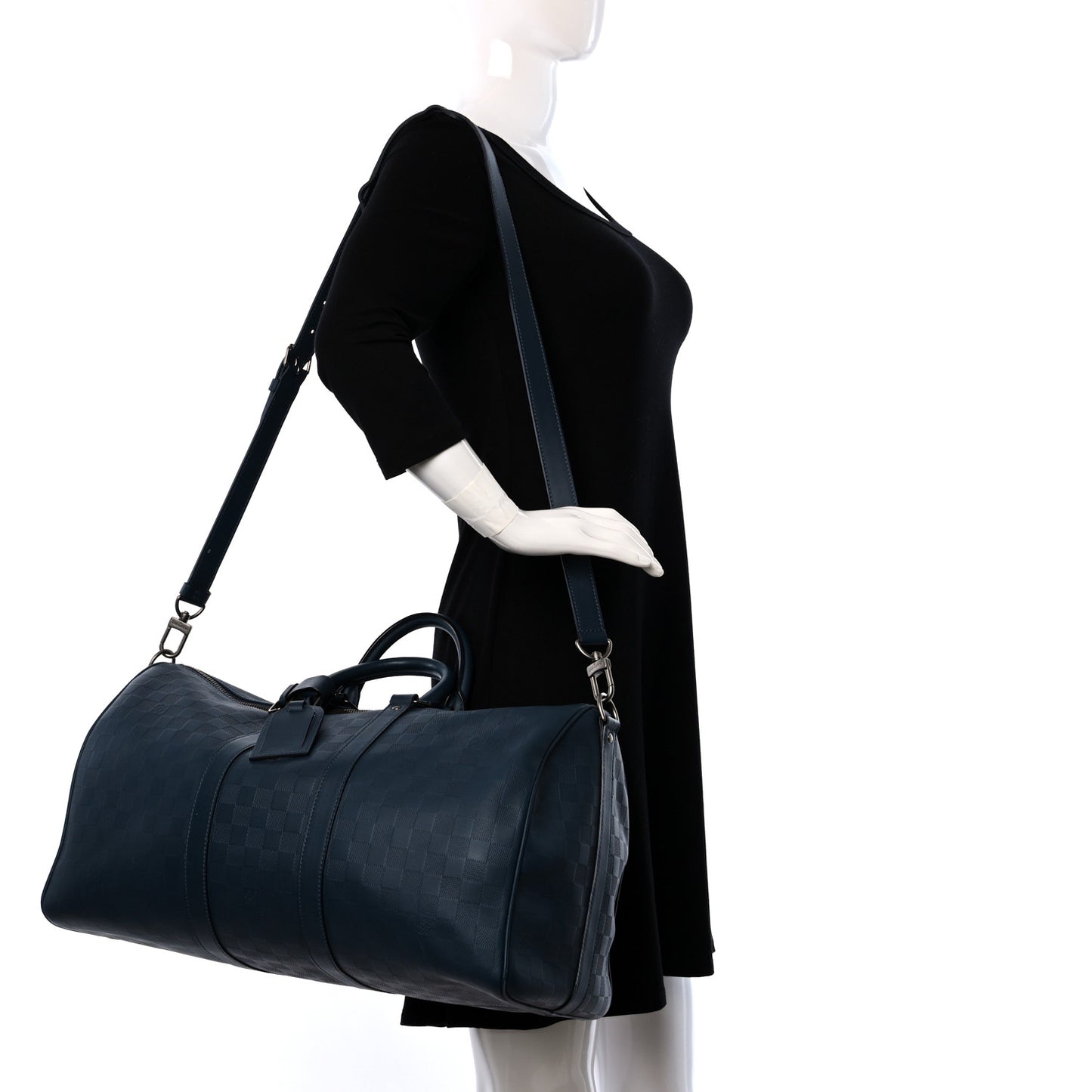 Damier Infini Keepall Bandouliere 45 Cosmos