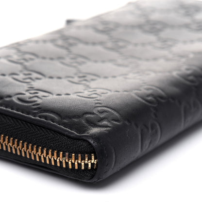 Gucci Guccissima Donna Long Wallet Black 12 of 17
