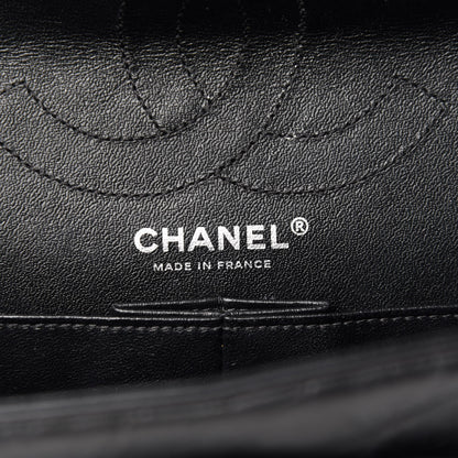 Chanel Aged Calfskin Chevron Quilted 2.55 Reissue 226 So Black 13 of 15