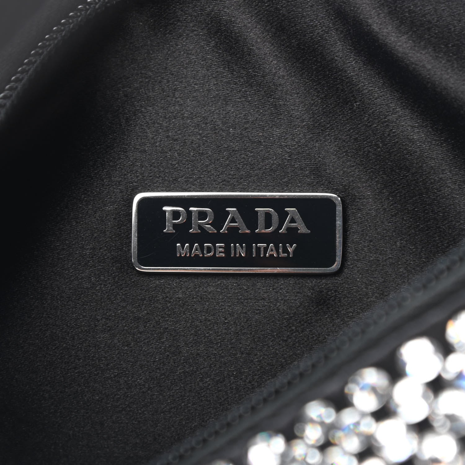 Prada Satin Crystal Mini Re-Edition 2000 Bag Cristal 5 of 8