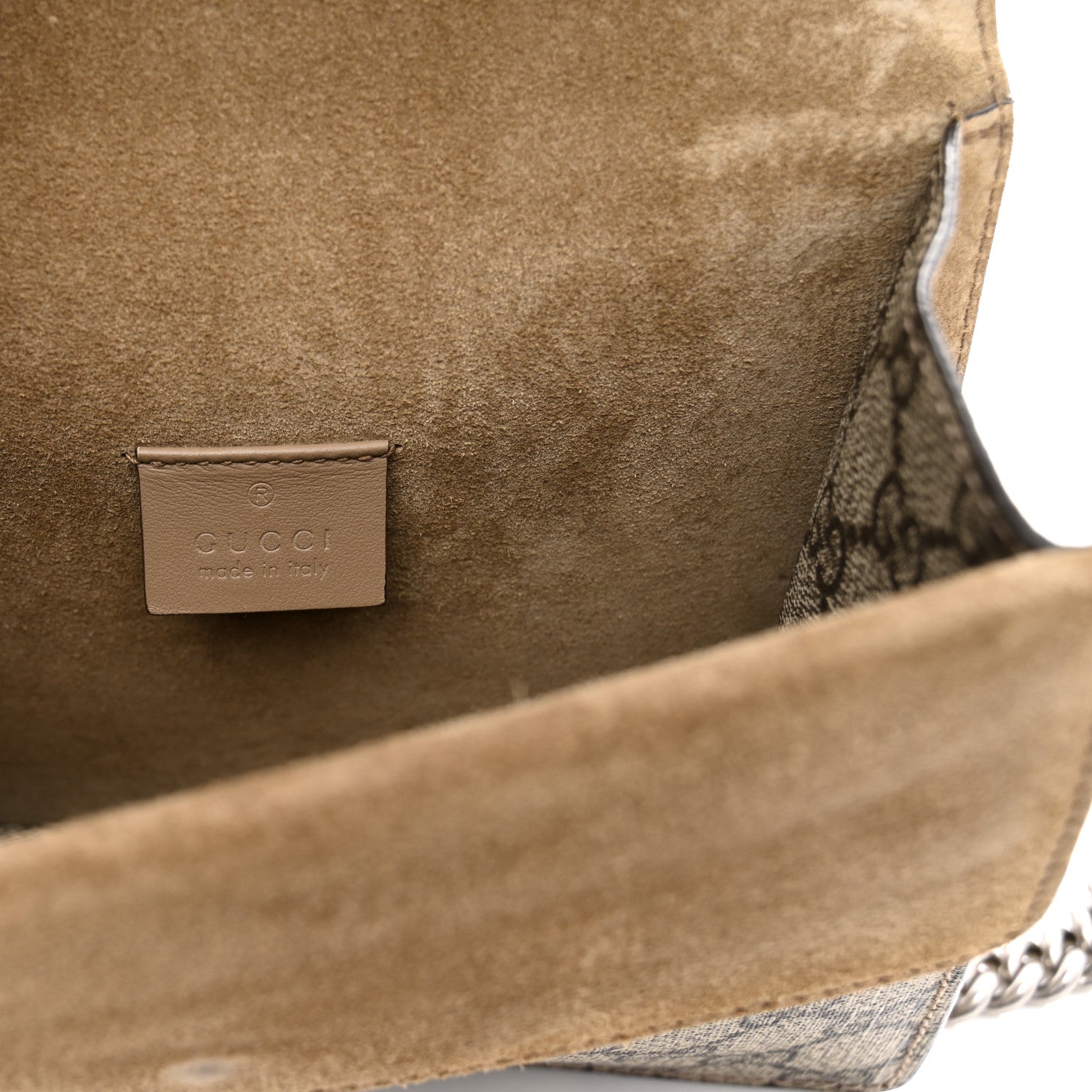 Gucci GG Supreme Monogram Mini Dionysus Shoulder Bag Taupe 6 of 11