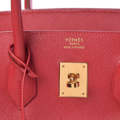 Hermes Courchevel Birkin 35 Rouge Casaque 15 of 35