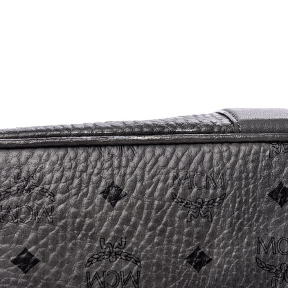 MCM Visetos Medium Liz Reversible Shopper Tote Phantom Grey 12 of 19