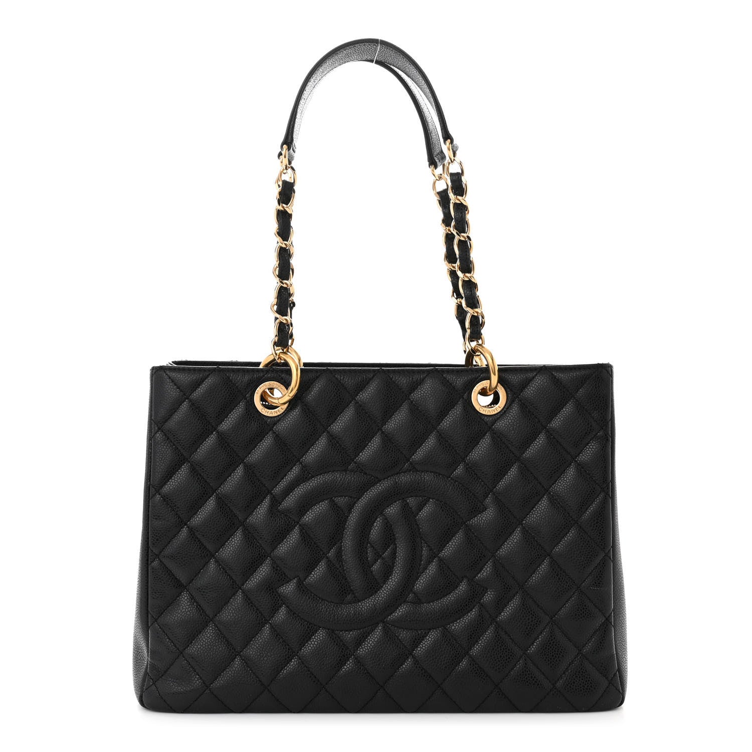 Chanel Caviar Quilted Grand Shopping Tote GST Black 1 of 11