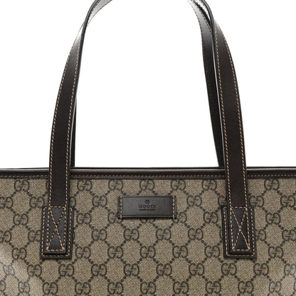 Gucci GG Supreme Monogram Small Joy Tote Dark Brown 8 of 11