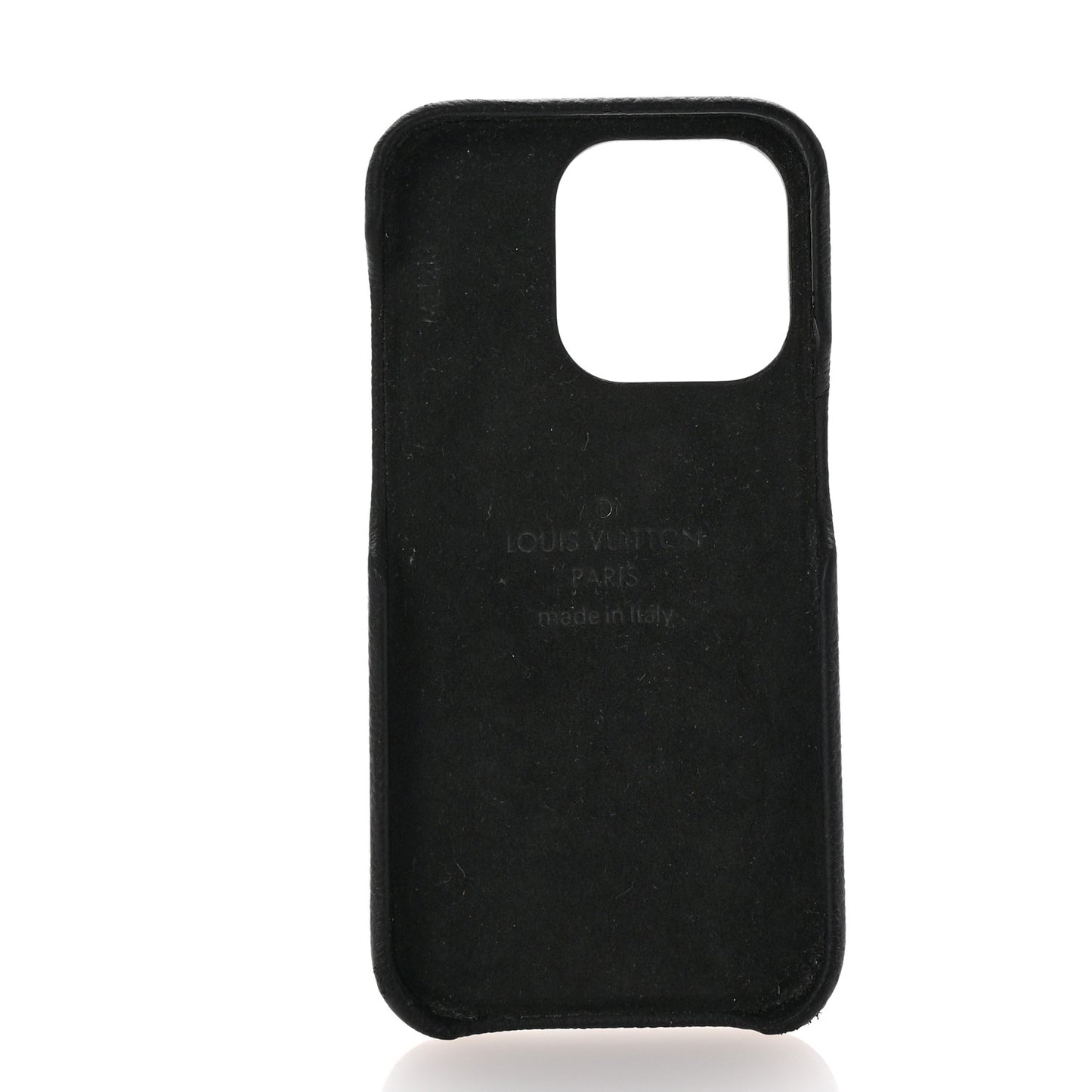 Reverse Monogram Pallas iPhone 14 Pro Bumper Black