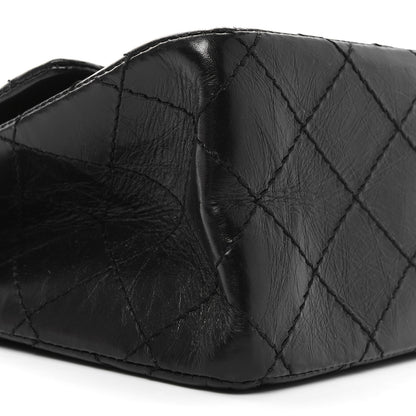 Chanel Aged Calfskin Quilted 2.55 Reissue 226 Flap So Black 9 of 11