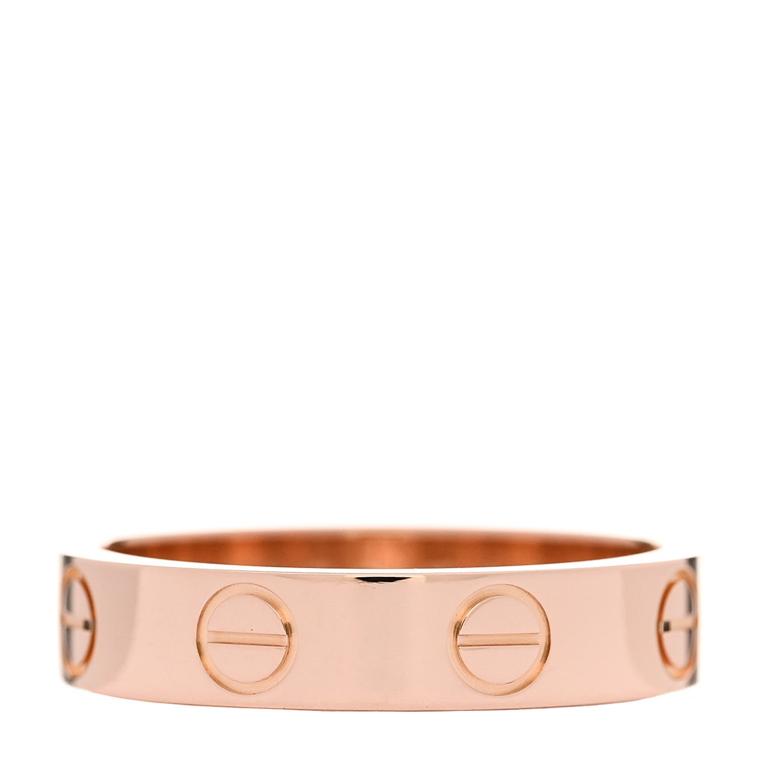 Cartier 18K Pink Gold 3.5mm LOVE Wedding Band Ring 47 4 3 of 5