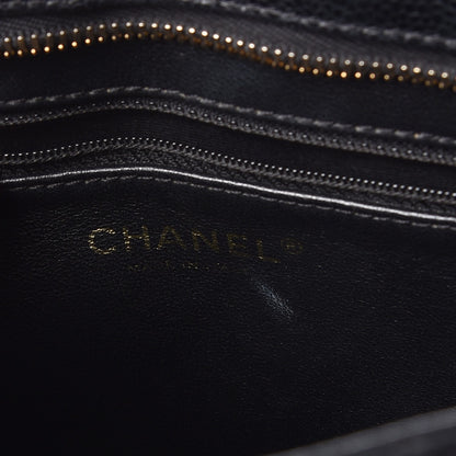 Chanel Caviar Quilted Medallion Tote Black 6 of 10