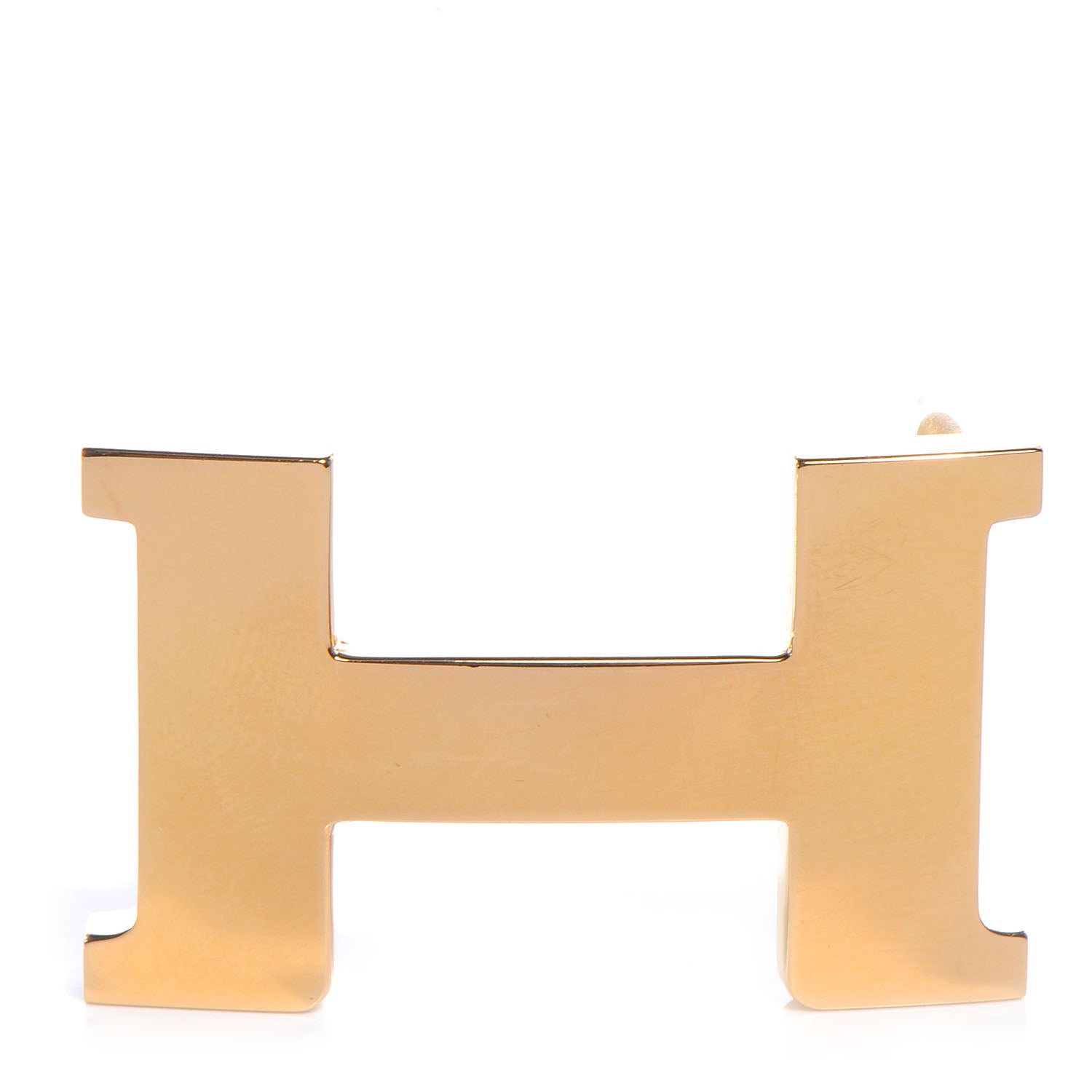 Hermes 24mm Constance H Belt Buckle Brushed Gold Plated 1 of 5