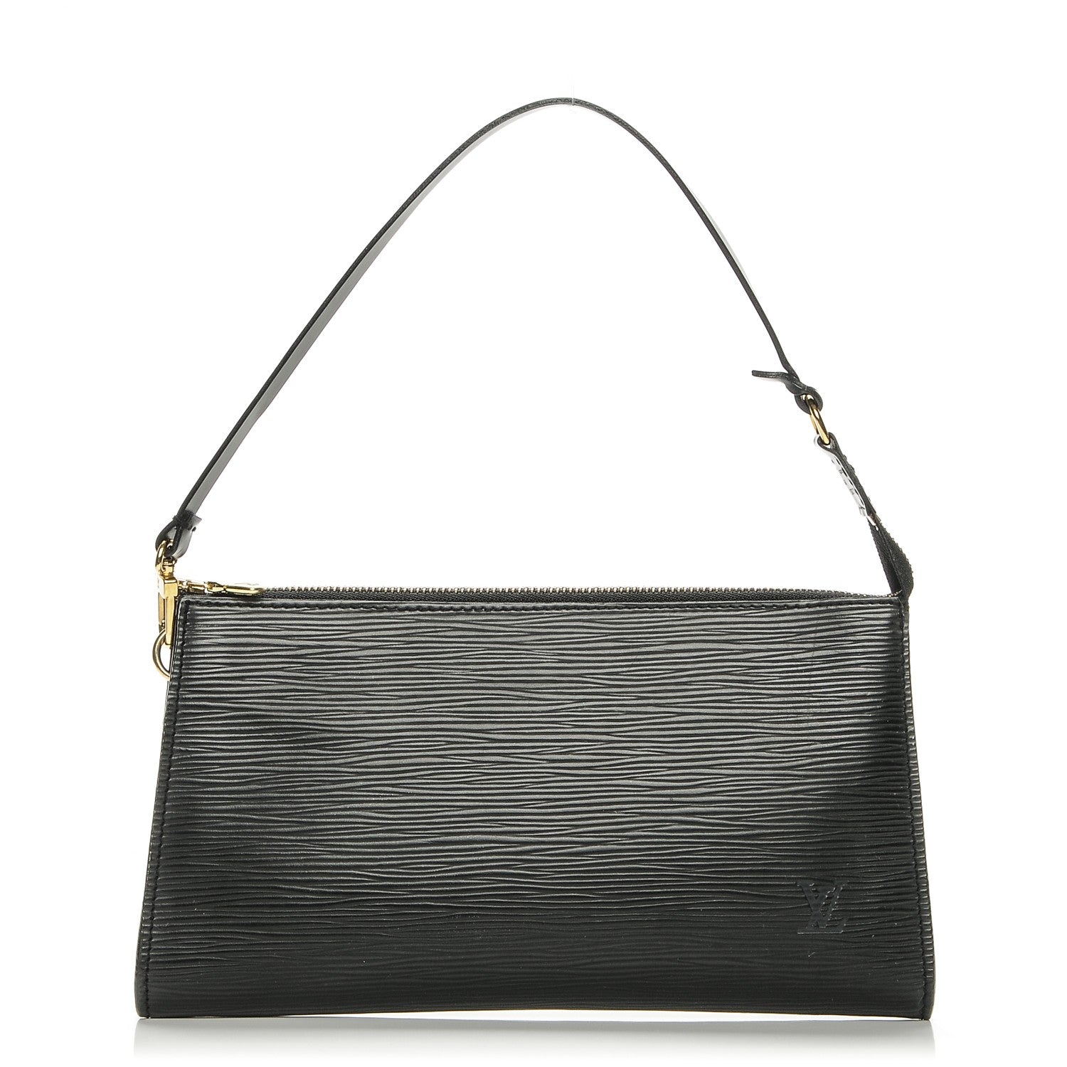 Louis Vuitton Epi Pochette Accessories 24 Black 1 of 6