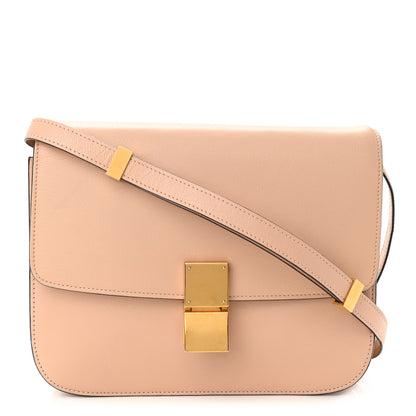 Celine Goatskin Medium Classic Box Flap Bag Dune 1 of 8