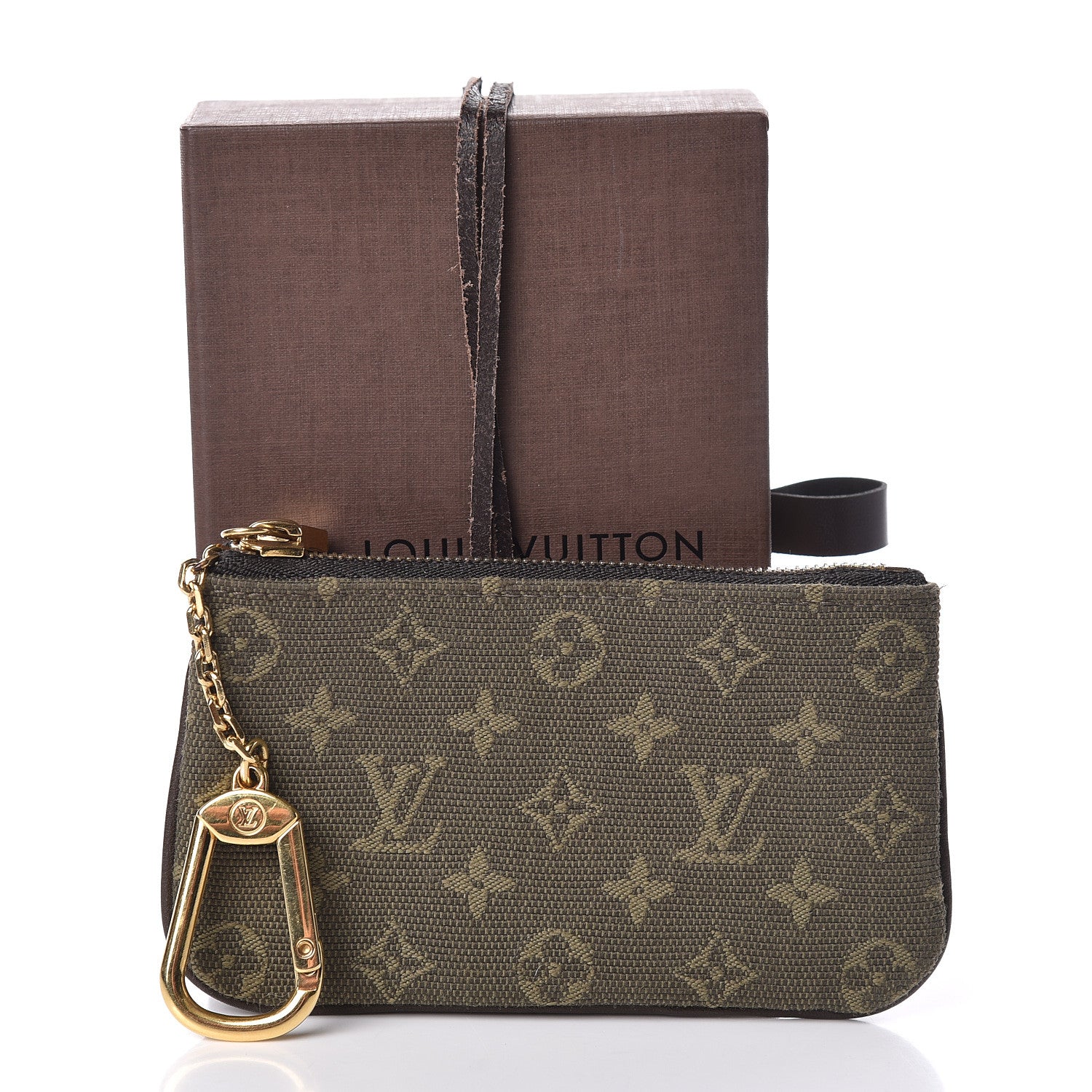 Louis Vuitton Mini Monogram Key Pouch Kaki 7 of 7