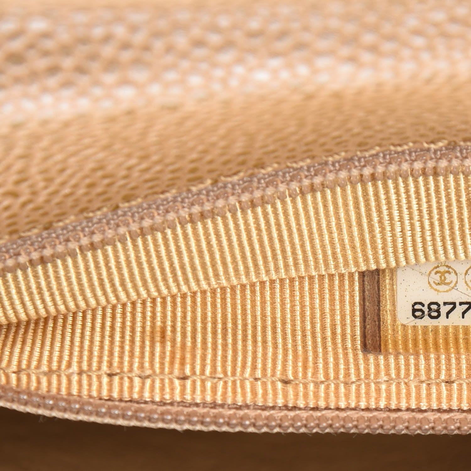 Chanel Caviar Quilted Handbag Dark Beige 8 of 9