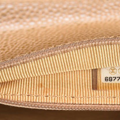 Chanel Caviar Quilted Handbag Dark Beige 8 of 9