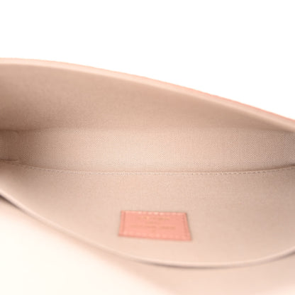 Louis Vuitton Empreinte Monogram Giant Felicie Pochette Chain Wallet Rose Trianon Creme 6 of 10