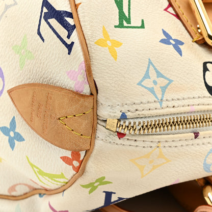 Louis Vuitton Monogram Multicolor Speedy 30 White 12 of 15