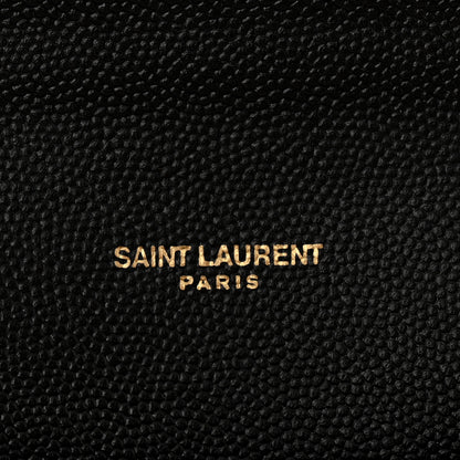 Saint Laurent Grain de Poudre Mini Uptown Crossbody Bag Black 6 of 10