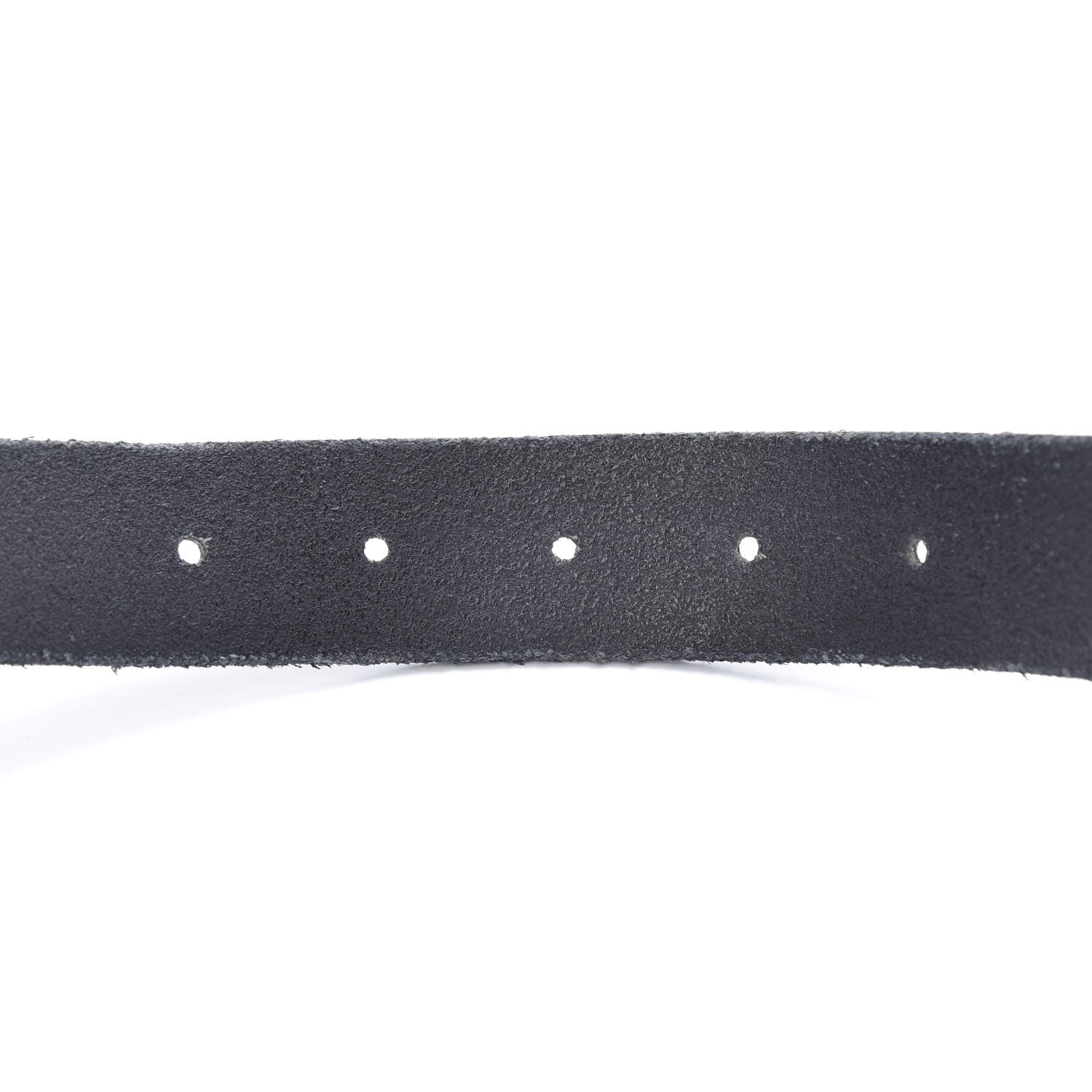 Gucci Cuoio Toscano Nickel Double G 30mm Belt 85 34 Blue 5 of 6