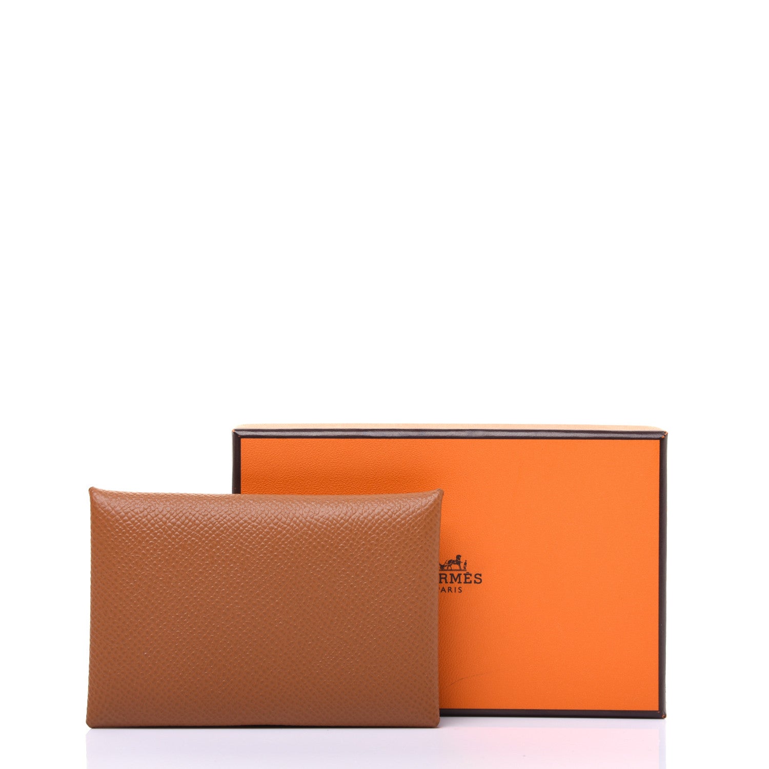 Hermes Epsom Calvi Card Case Gold 12 of 12