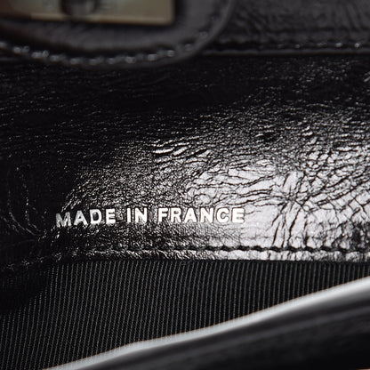 Chanel Glazed Calfskin Quilted Reissue Long Flap Wallet So Black 8 of 10