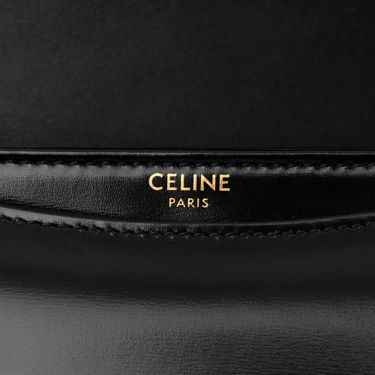 Celine Shiny Calfskin Teen Besace Black 6 of 9
