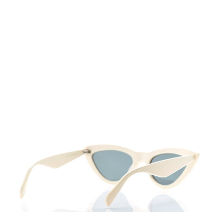 Celine Acetate Cat Eye Sunglasses CL40019I Ivory 4 of 7