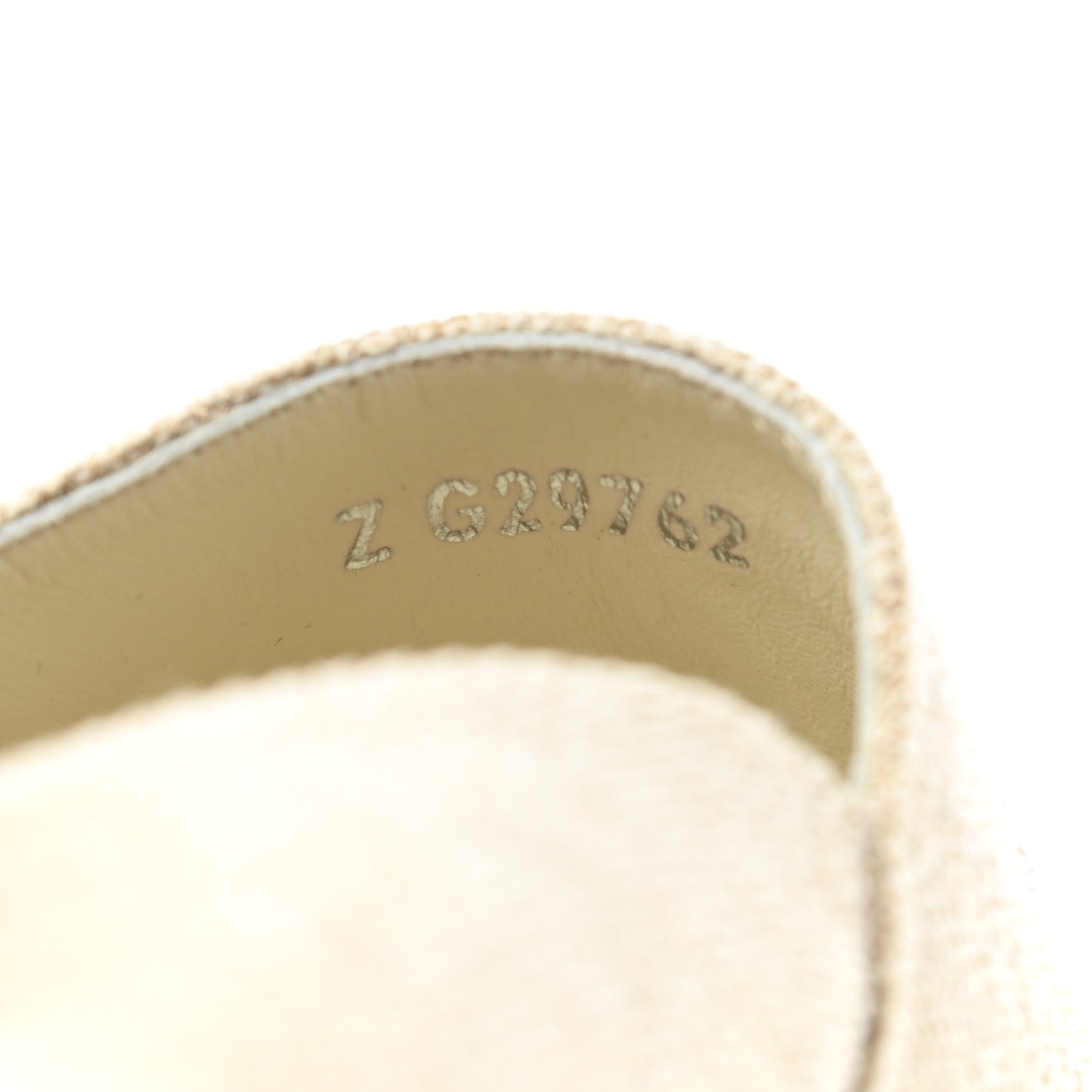 Toile Sequin CC Espadrilles 37 Beige Black