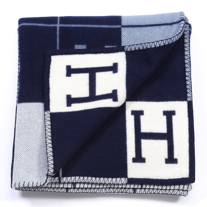 Hermes Wool Cashmere Avalon III Blanket Caban Ecru 2 of 3