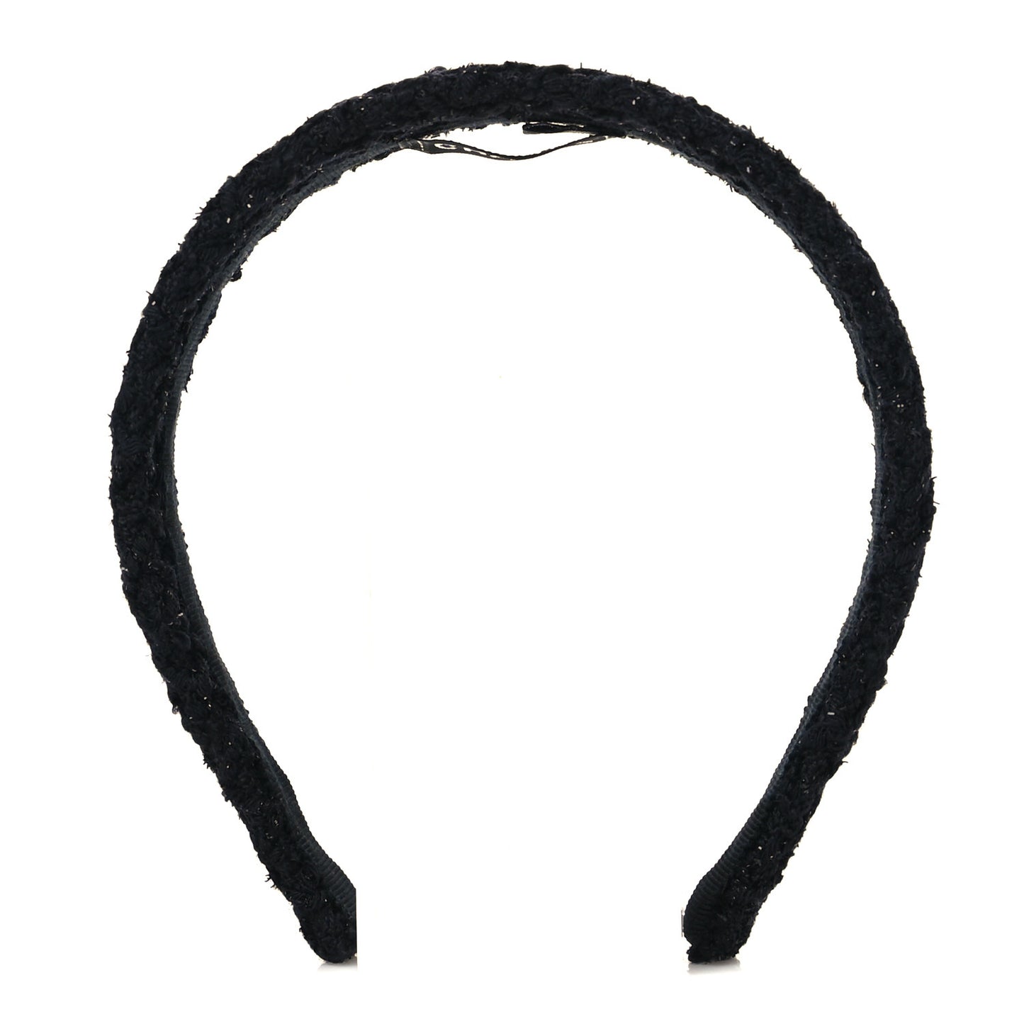 Tweed Headband Black