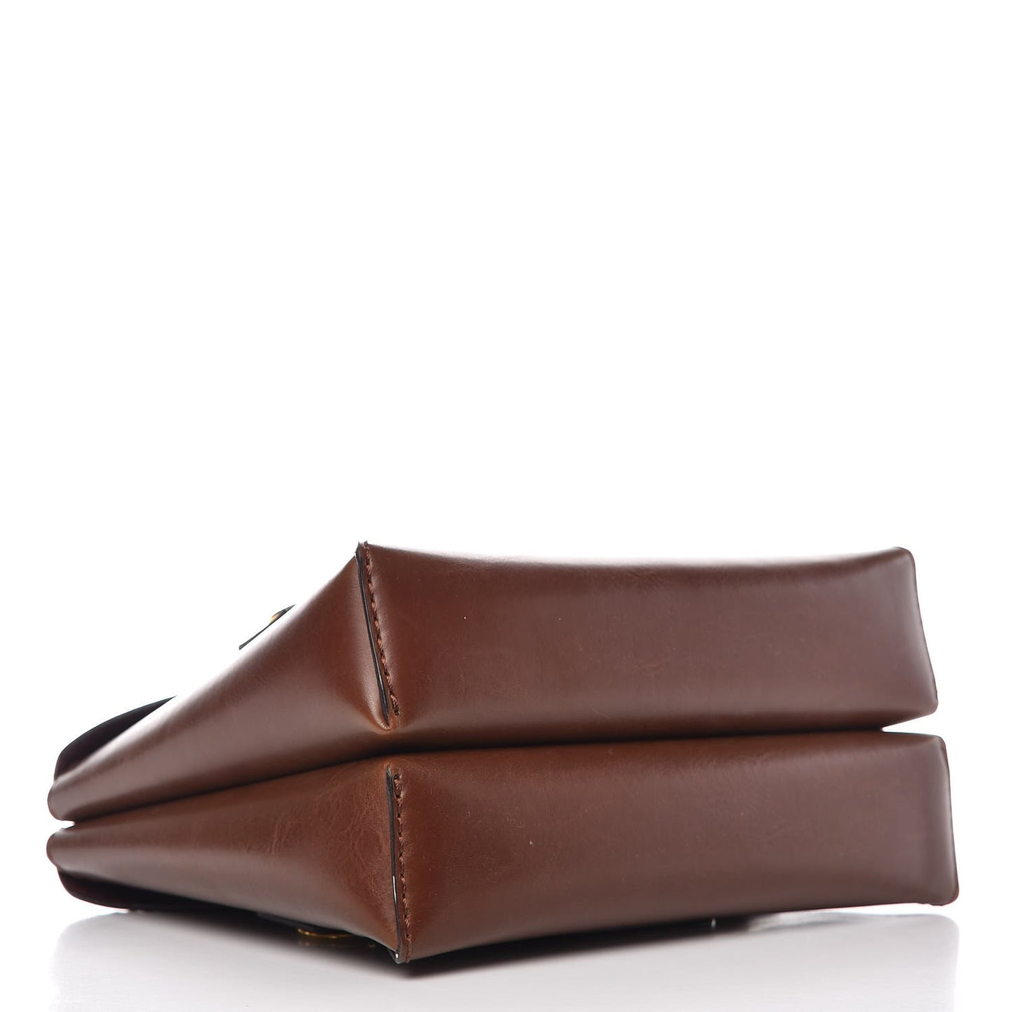 Eco Alter Nappa Small Popper Shoulder Bag Cognac