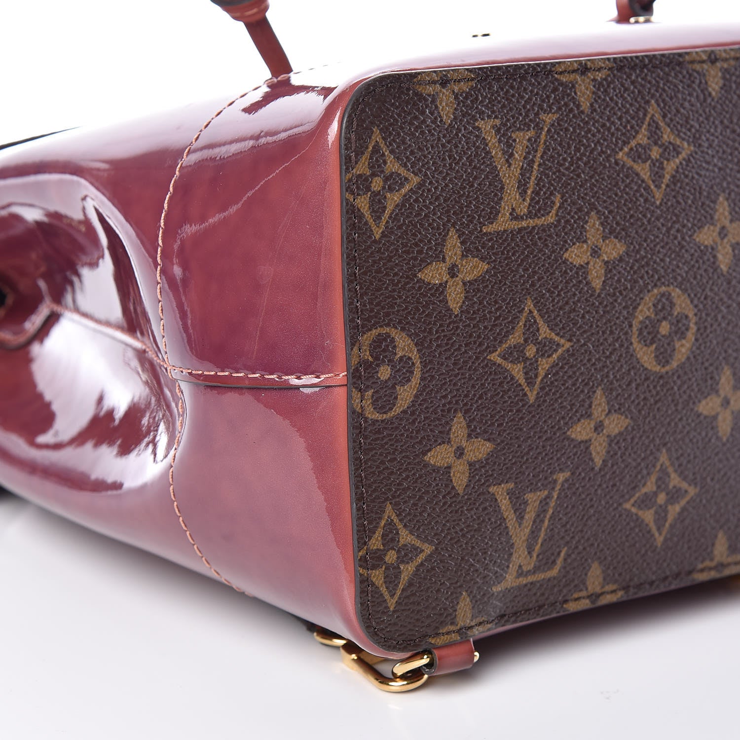 Louis Vuitton Patent Monogram Hot Springs Backpack Vieux Rose 5 of 16