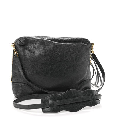 Balenciaga Agneau Gold Hardware XS Reporter Crossbody Grey 3 of 10