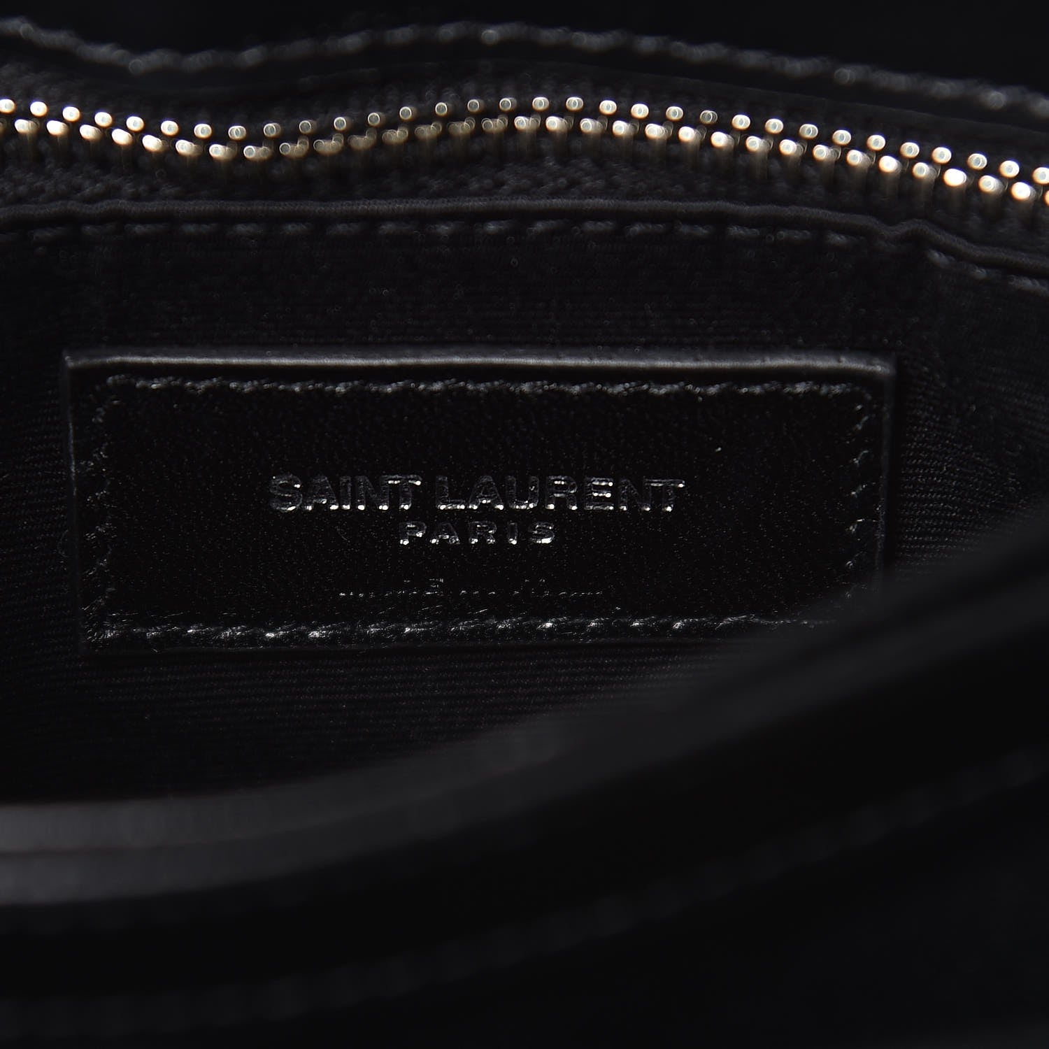 Saint Laurent Calfskin Y Quilted Monogram Toy Loulou Crossbody Bag Black 7 of 8