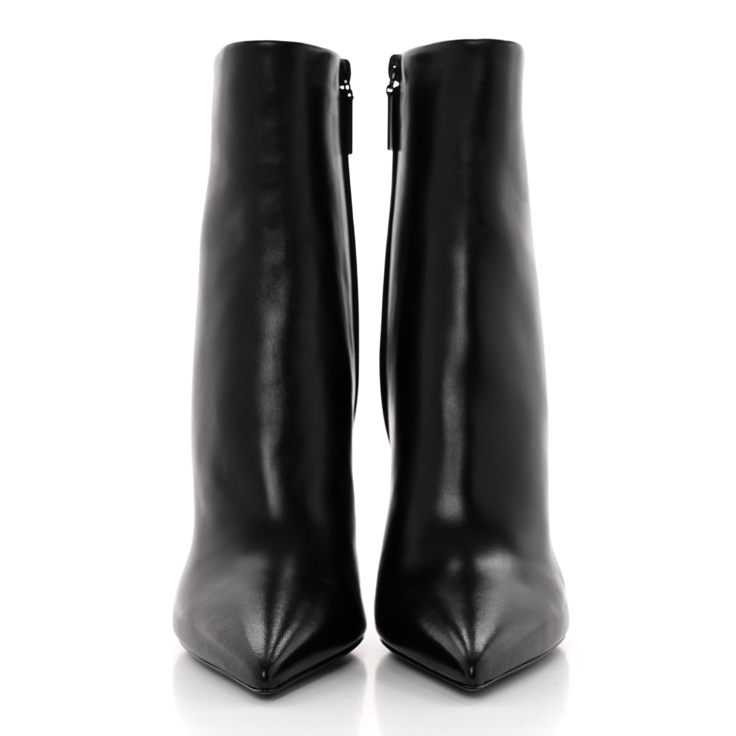 Saint Laurent Calfskin Opyum Ankle Boots 38 Black 2 of 10