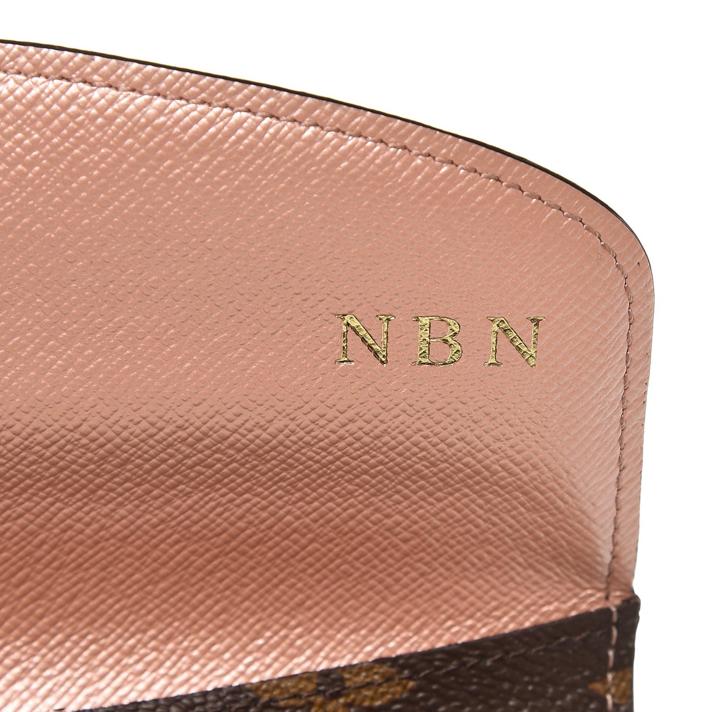 Monogram Emilie Wallet Rose Nacre