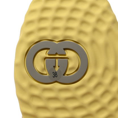Gucci Dali Soft Calfskin Womens Mac80 Sneakers 38 Off White Grey Sky Yellow 8 of 9