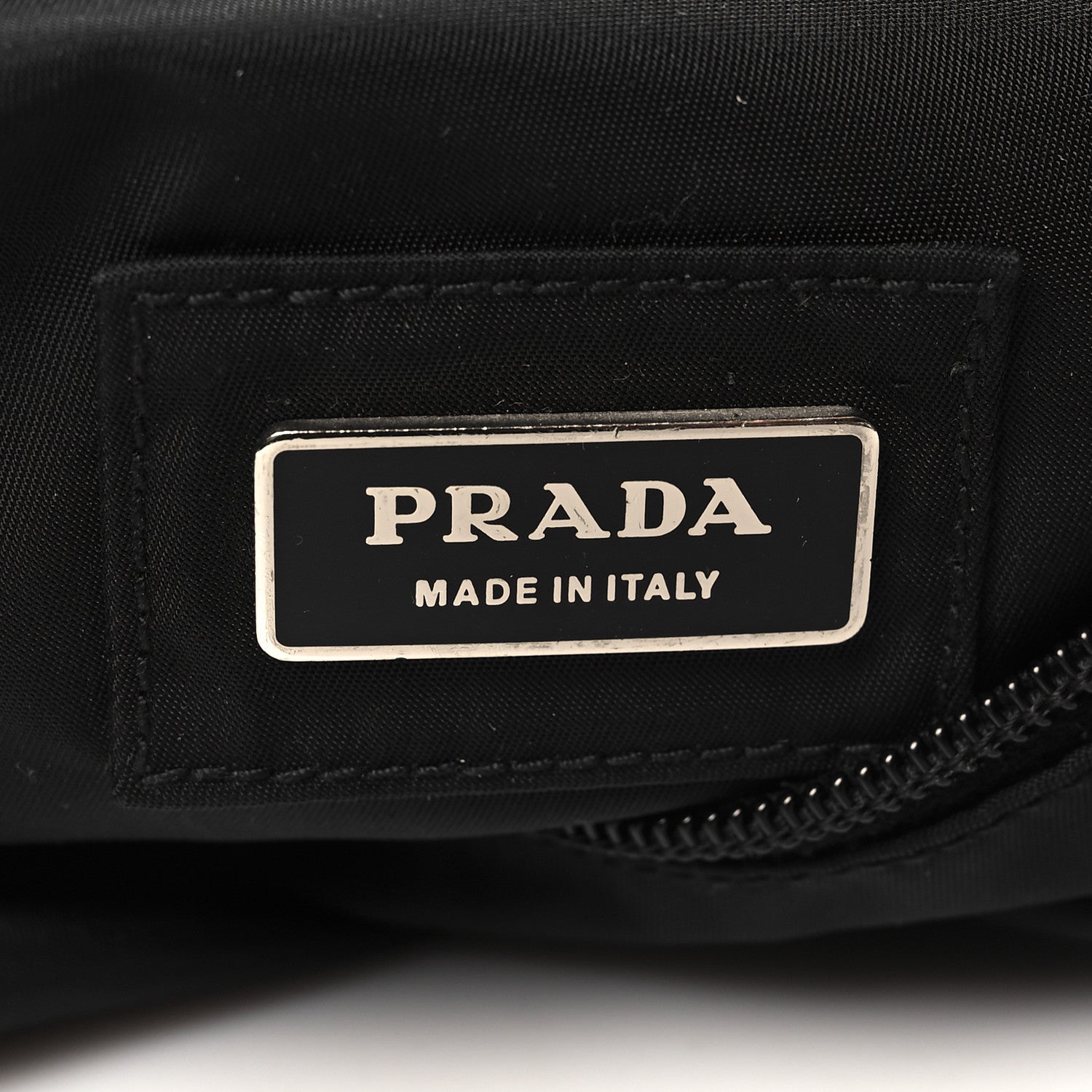 Prada Tessuto Nylon Montagna Belt Bag Black 7 of 10