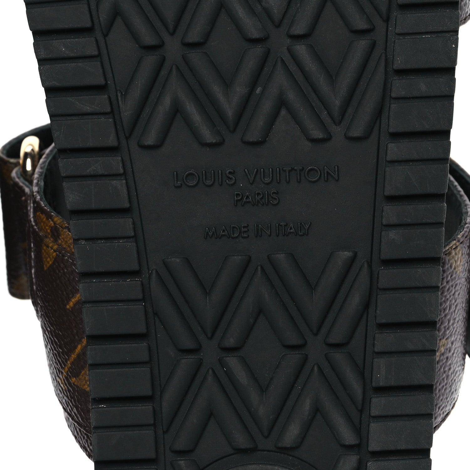 Louis Vuitton Monogram Bom Dia Mule Sandals 36 Black 6 of 9