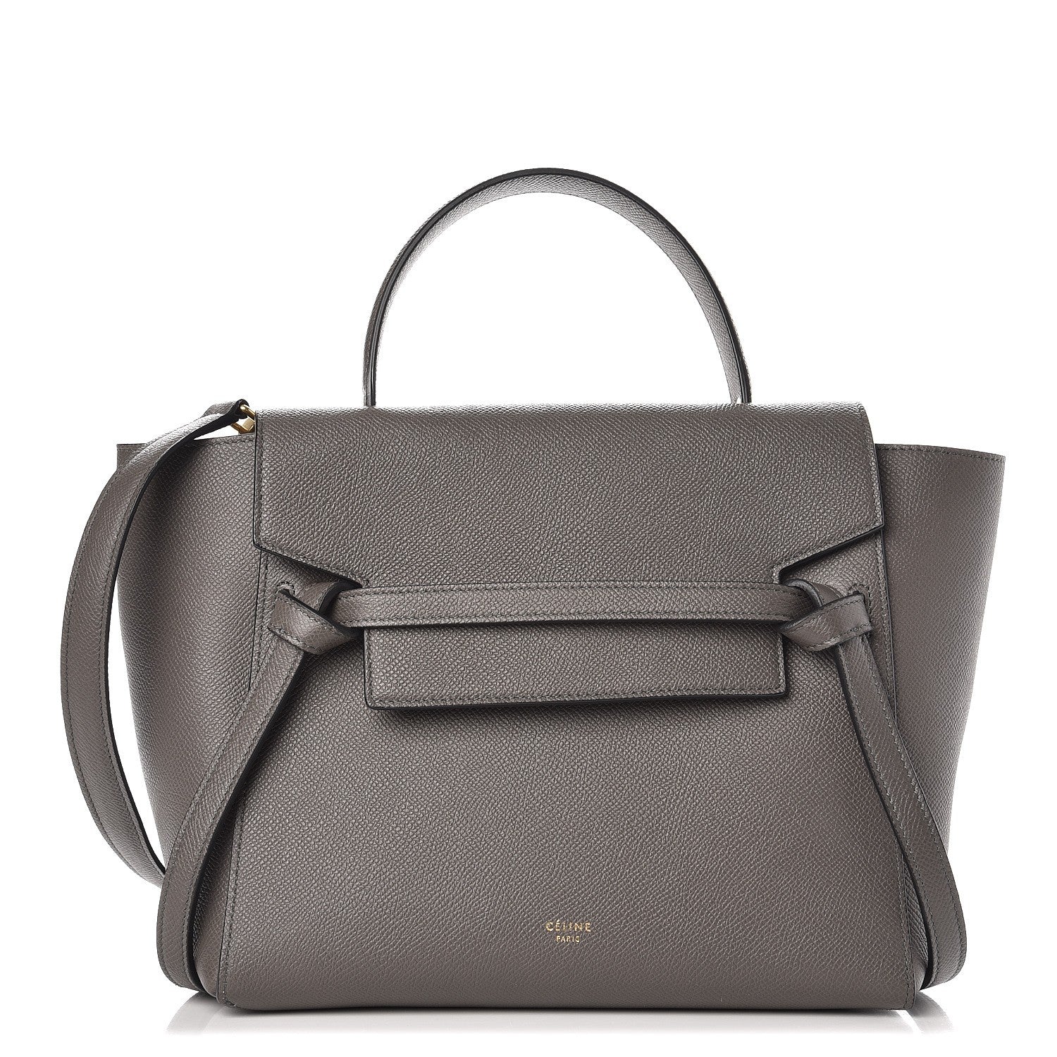 Celine Grained Calfskin Micro Belt Bag Grey 1 of 6