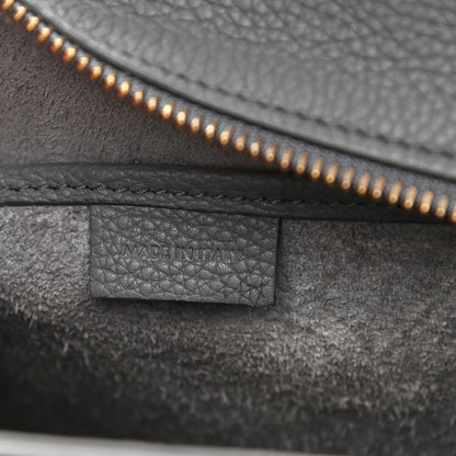 Celine Drummed Calfskin Nano Luggage Kohl 8 of 10