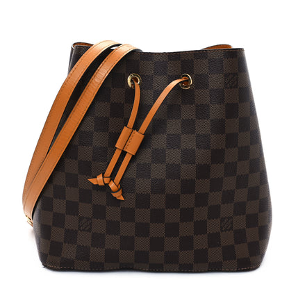 Louis Vuitton Damier Ebene Neonoe MM Safran 1 of 12