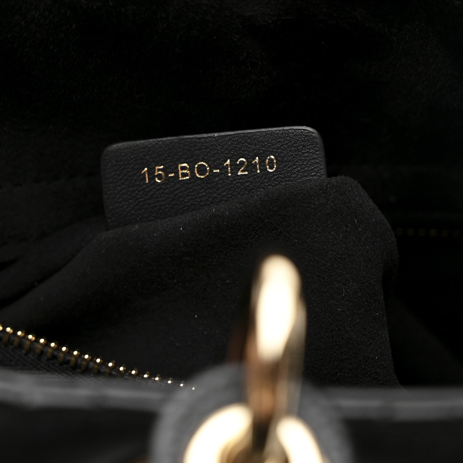 Christian Dior Lambskin Cannage Large Lady Dior Black 7 of 11